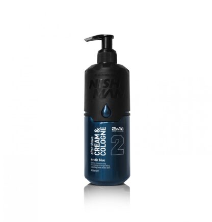 NISHMAN AFTER SHAVE CREAM COLOGNE 2IN1 02 ARCTIC BLUE - 400ml