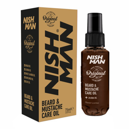 NISHMAN BEARD & MUSTACHE CARE OIL 75ml