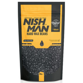 NISHMAN HAIR REMOVAL BEAN WAX BLACK - 500gr