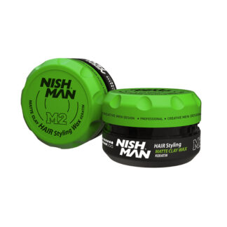 NISHMAN MATTE CLAY WAX ARGILE KERATIN M2 - 100ml