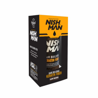 NISHMAN HAIR BUILDING KERATIN FIBER DARK BROWN 21gr