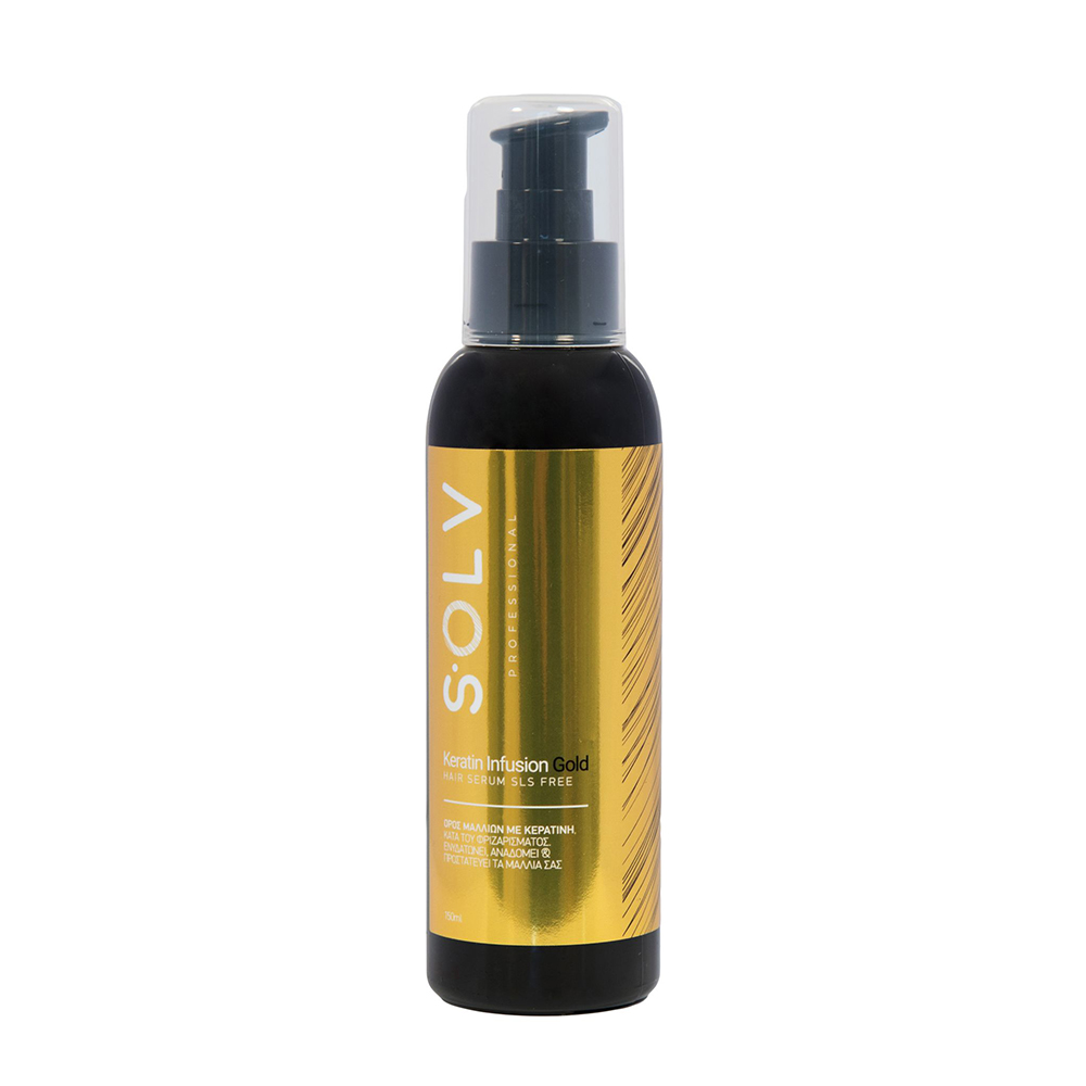 SOLV KERATIN INFUSION GOLD HAIR SERUM SLS FREE – 150ml