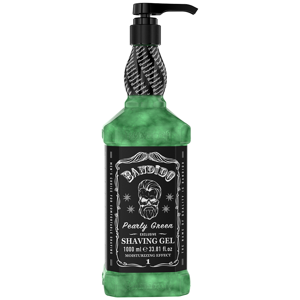 BANDIDO SHAVING GEL PEARLY GREEN -1000ml