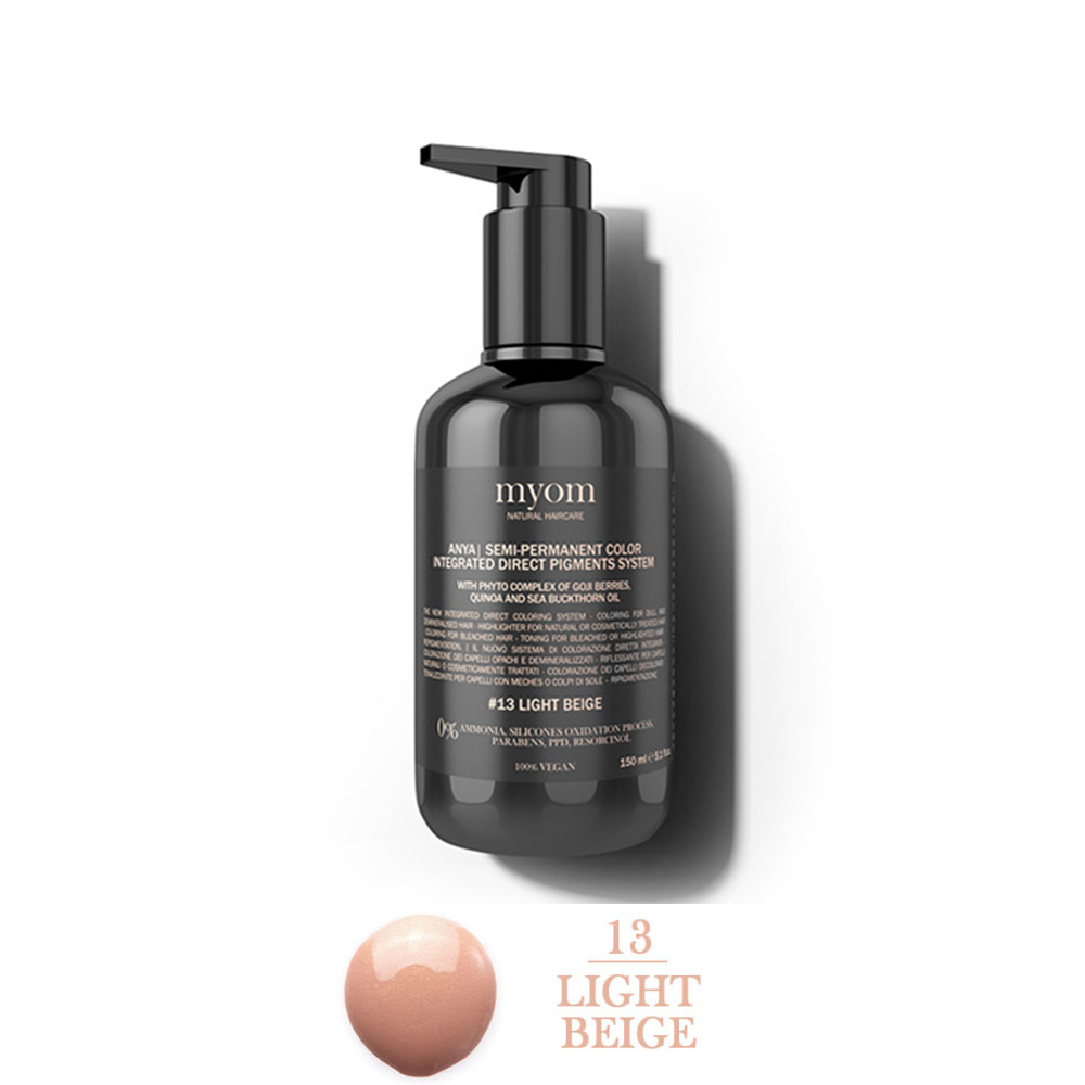 Myom Ημιμόνιμη Βαφή Χωρίς Αμμωνία 13 Light Beige150ml