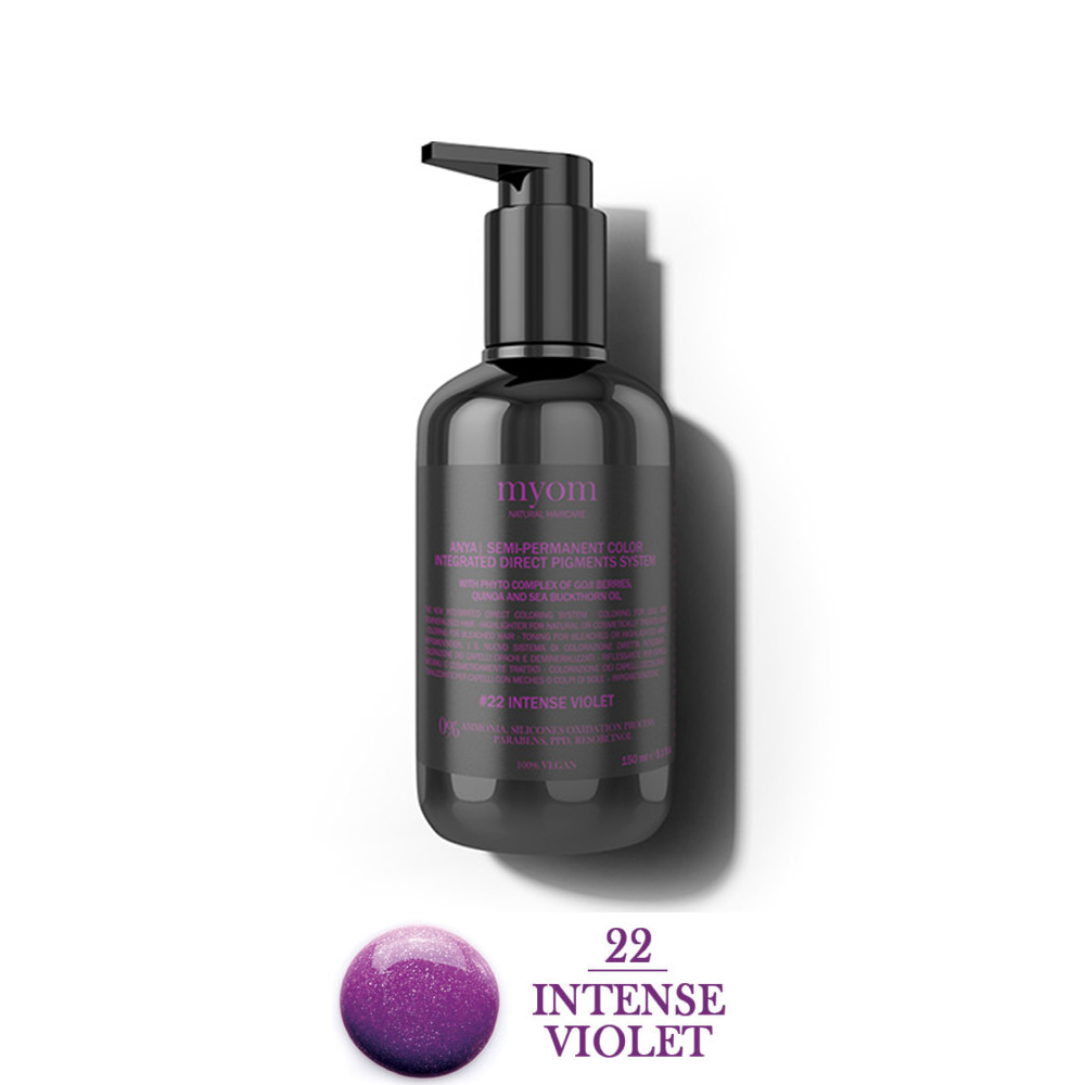 Myom Ημιμόνιμη Βαφή Χωρίς Αμμωνία 22 Intense Violet 150ml